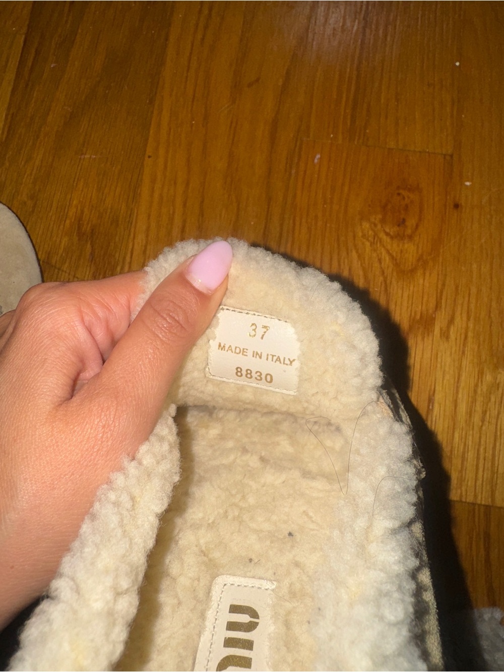 100% Authentic Miu Miu Suede Shearling Penny Loafers - Picture 8 of 8